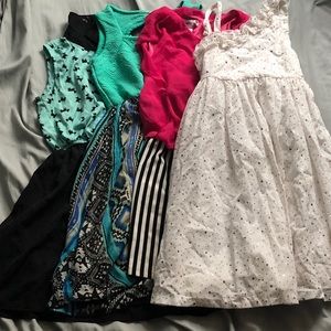 SEVEN DRESSES size 10